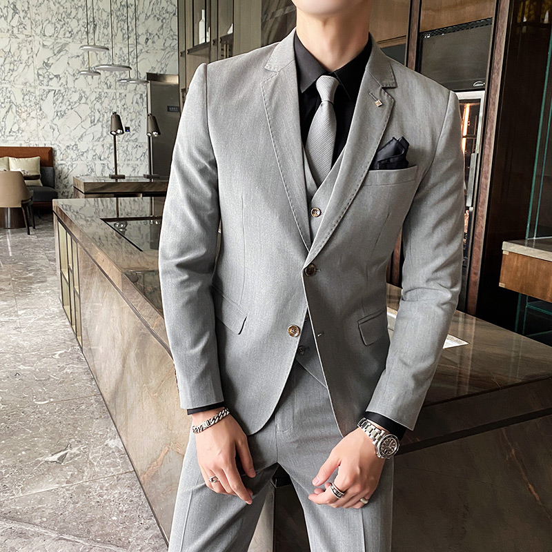 ( Jacket + Vest + Pants ) High - Mens Grooming Brand 评论和价格